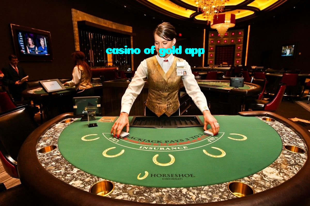 casino of gold app casino presented on mobile device in Pakistan with slots and live games