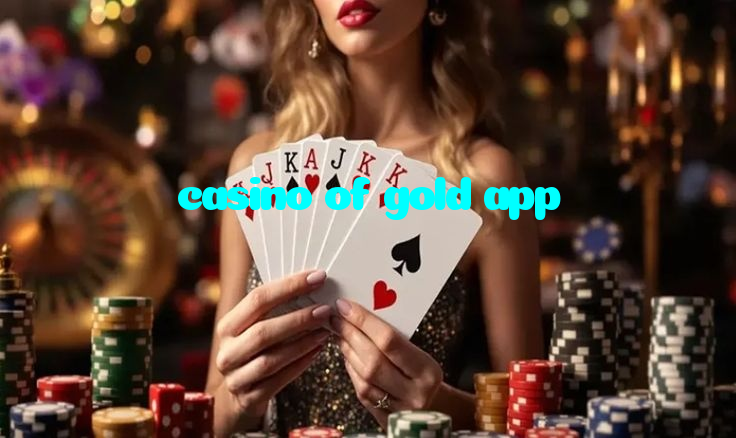 casino of gold app casino presented on mobile device in Pakistan with slots and live games